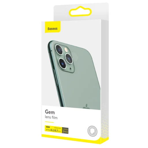 iPhone 12 Pro MAX Baseus 2x 0.25mm kameralencse védő üvegfólia (SGAPIPH61P-JT02) - 8