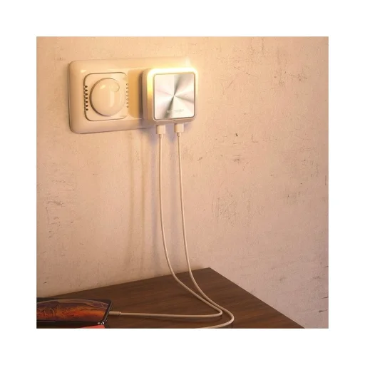 BlitzWolf BW-LT14 Éjszakai fény és hálózati töltő 2x USB - 7