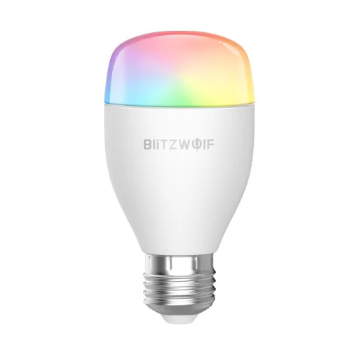 Blitzwolf RGB színes villanykörte, okosizzó, wifi-s izzó (BW-LT27) - 1