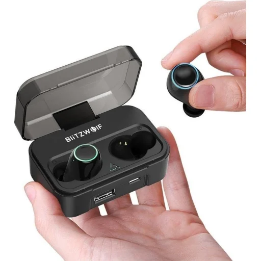 Blitzwolf BW-FYE3 TWS vezeték nélküli fülhallgató Bluetooth 5.0 fekete - 5