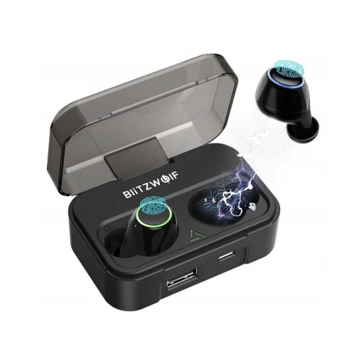 Blitzwolf BW-FYE3 TWS vezeték nélküli fülhallgató Bluetooth 5.0 fekete - 1