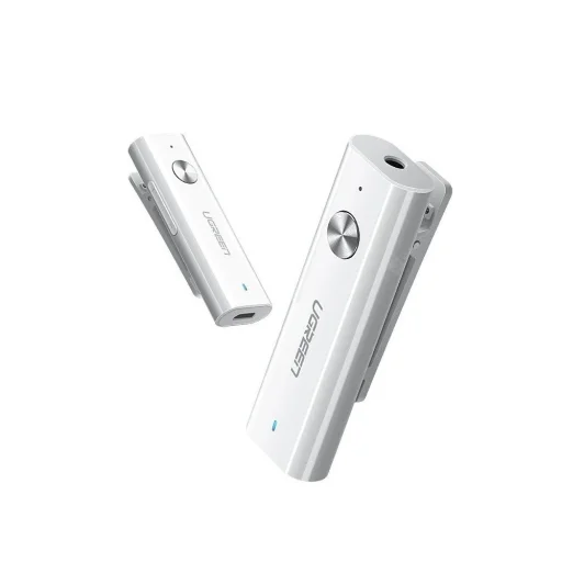 Ugreen Bluetooth 4.2 vezeték nélküli audio átalakító adapter 3.5 mm mini jack fehér - 1
