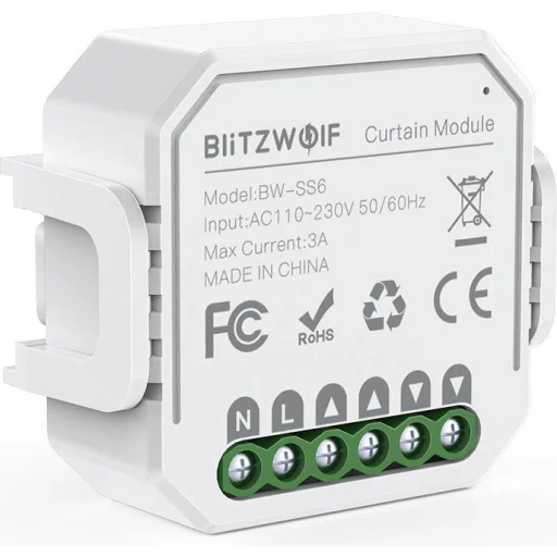 BlitzWolf BW-SS6 WiFi okos kapcsoló fehér - 1