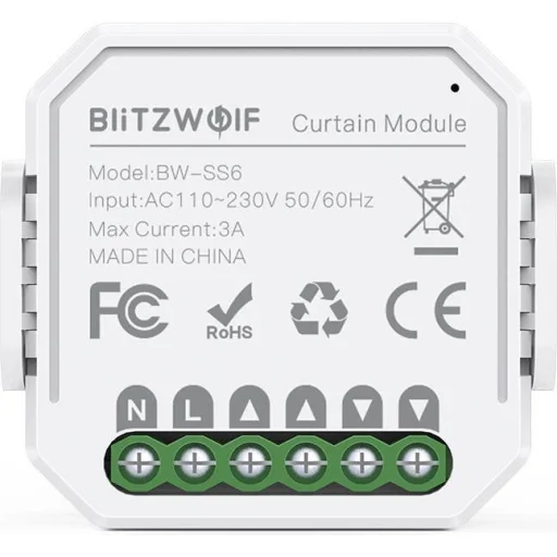 BlitzWolf BW-SS6 WiFi okos kapcsoló fehér - 4