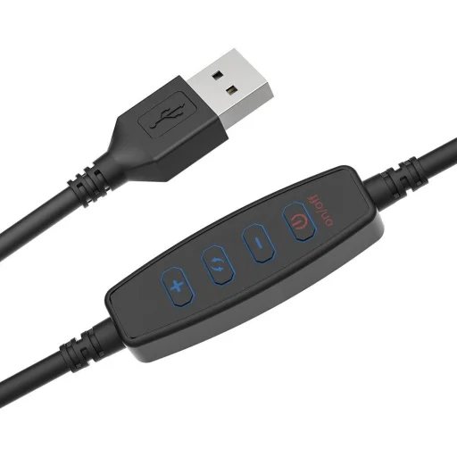 Blitzwolf BW-SL3 körfény, ringlight LED asztali és tripod telefontartóval fekete (BW-SL3) - 5