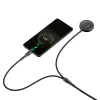 USB / USB Type C 40 W kábel + Huawei / Honor okosóra vezeték nélküli Qi töltő fekete Baseus 2in1 (CA1T2-G1) thumbnail