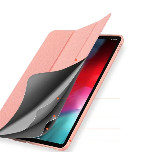 Dux Ducis Domo tok iPad Air 2020 pink színben - 7
