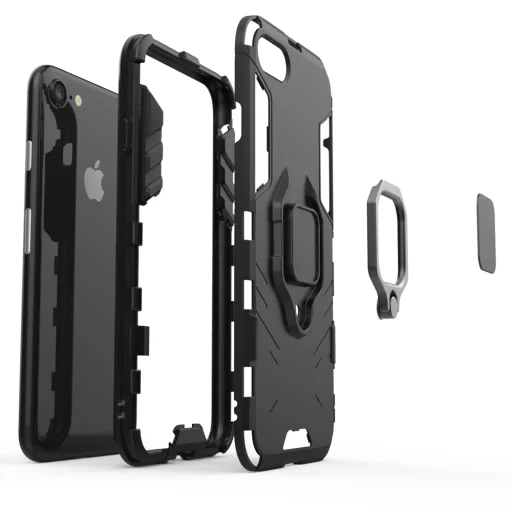 iPhone 7/8/SE 2020/SE 2022 Armor Ring mágneses tok piros - 2