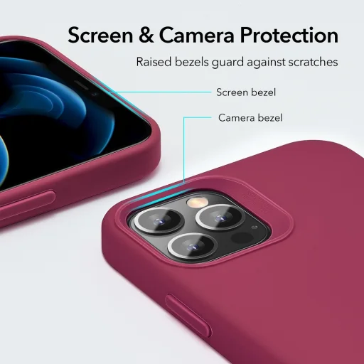 ESR Cloud tok iPhone 12/ 12 Pro Red Wine - 4