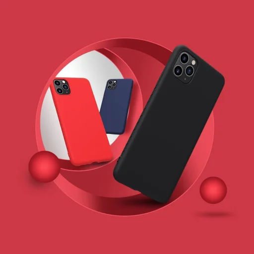 iPhone 11 Pro Nillkin Rubber Flexibilis tok fekete - 3