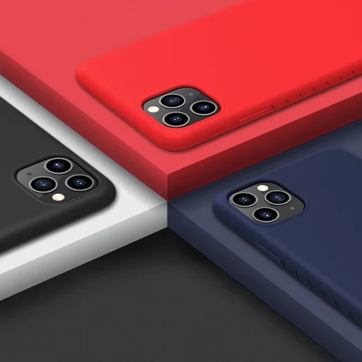 iPhone 11 Pro Nillkin Rubber Flexibilis tok fekete - 7