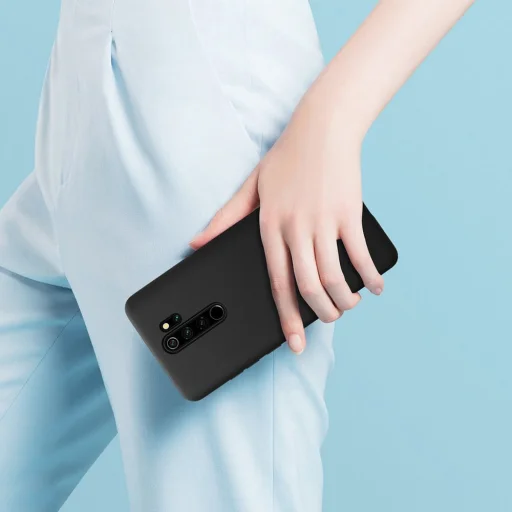 Nillkin Rubber Flexibilis tok iXiaomi Redmi Note 8 Pro fekete - 5