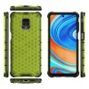 Honeycomb armor TPU tok Xiaomi Redmi Note 9 Pro / Redmi Note 9S zöld thumbnail