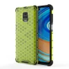 Honeycomb armor TPU tok Xiaomi Redmi Note 9 Pro / Redmi Note 9S zöld thumbnail