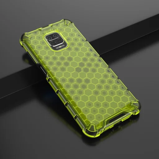 Honeycomb armor TPU tok Xiaomi Redmi Note 9 Pro / Redmi Note 9S zöld - 14