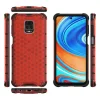 Honeycomb armor TPU tok Xiaomi Redmi Note 9 Pro / Redmi Note 9S piros thumbnail