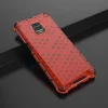 Honeycomb armor TPU tok Xiaomi Redmi Note 9 Pro / Redmi Note 9S piros thumbnail