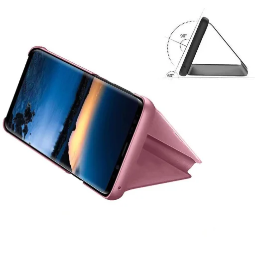 Clear View fliptok Xiaomi Redmi 10X 4G / Xiaomi Redmi Note 9 pink - 3