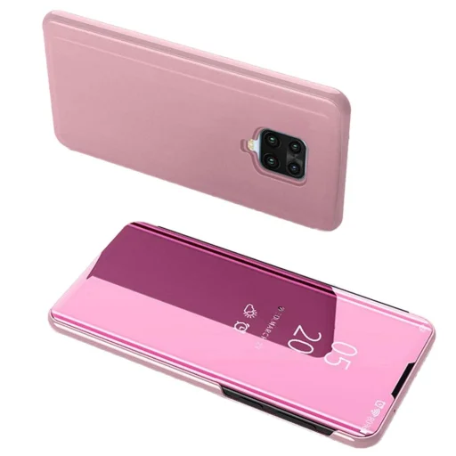 Clear View fliptok Xiaomi Redmi 10X 4G / Xiaomi Redmi Note 9 pink - 1