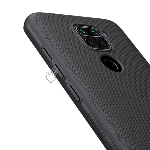 Nillkin Super Frosted Shield tok + kihajtható támaszték Xiaomi Redmi 10X 4G / Xiaomi Redmi Note 9 fekete - 14