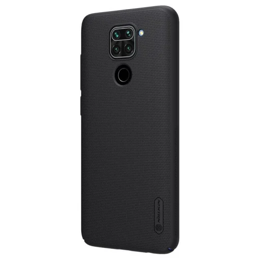 Nillkin Super Frosted Shield tok + kihajtható támaszték Xiaomi Redmi 10X 4G / Xiaomi Redmi Note 9 fekete - 3