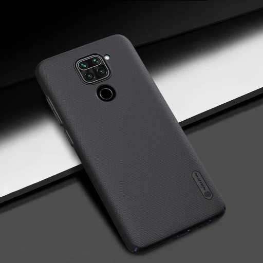Nillkin Super Frosted Shield tok + kihajtható támaszték Xiaomi Redmi 10X 4G / Xiaomi Redmi Note 9 fekete - 16