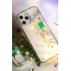 iPhone 12 Pro MAX Kingxbar Lucky Series tok Swarovski kristállyal Clover thumbnail