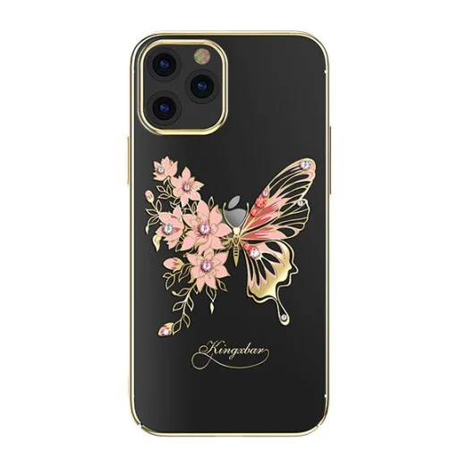 Kingxbar Butterfly Series tok Swarovski kristállyal iPhone 12 Pro MAX arany - 1