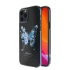 iPhone 12 Pro MAX Kingxbar Butterfly Series tok Swarovski kristállyal kék thumbnail