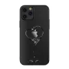 iPhone 12 mini Kingxbar Wish Series tok Swarovski kristállyal fekete thumbnail