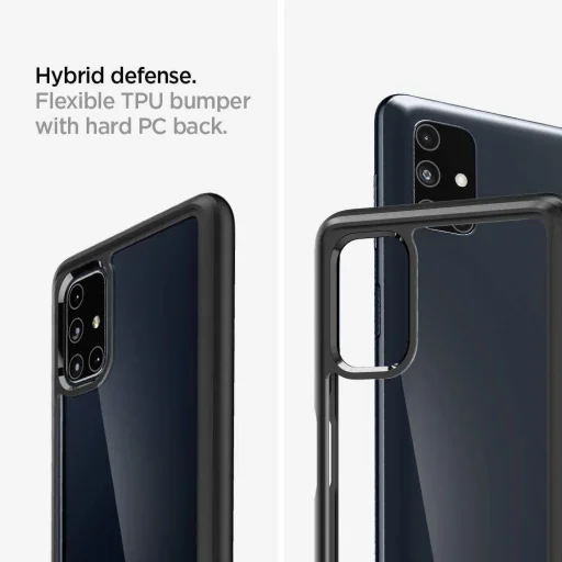 Spigen Ultra Hybrid tok Samsung M51 Matt Fekete (ACS01458) - 4