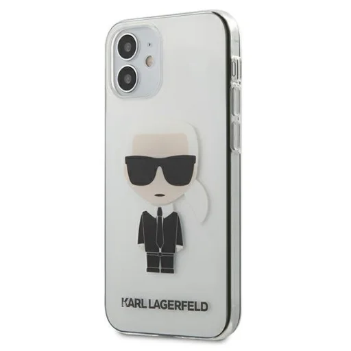iPhone 12 mini Karl Lagerfeld KLHCP12STRIK Ikonik Karl tok átlátszó - 1
