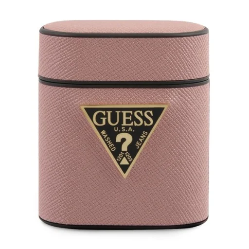 Guess Saffiano GUACA2VSATMLPI AirPods 1/2 tok pink - 1