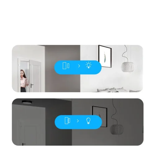 Sonoff DW2 WiFi Vezeték nélküli ajtó és ablak nyitás érzékelő fehér (M0802070002) - 12
