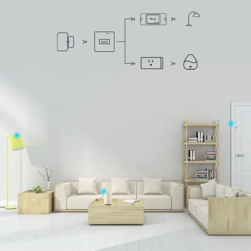 Sonoff SNZB-04 ZigBee (akkumulátorral) Vezeték nélküli ajtó és ablak nyitás érzékelő fehér (SNZB-04) - 7