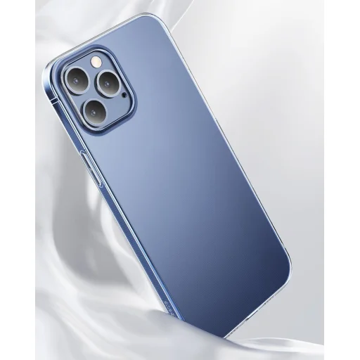 iPhone 12 Baseus Simple flexibilis TPU tok átlátszó (ARAPIPH61N-02) - 8