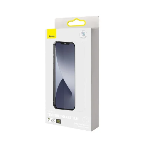 iPhone 12 Pro MAX Baseus 2x 0,3 mm Anti Blue Light kijelzővédő üvegfólia (SGAPIPH67N-LF02) - 4