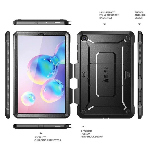 Supcase Unicorn Beetle Pro tok Samsung Galaxy Tab S6 Lite 10.4 P610/P615 fekete - 2