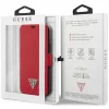 iPhone 12 Pro MAX Guess Saffiano GUFLBKP12LVSATMLRE fliptok piros thumbnail