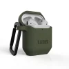 UAG Standard Issue Apple Airpods 1/2 fokozott védelmet nyújtó ütésálló szilikon tok oliva thumbnail