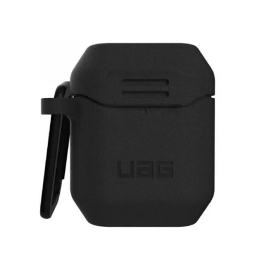 UAG Standard Issue Apple Airpods 1/2 fokozott védelmet nyújtó ütésálló szilikon tok fekete - 2
