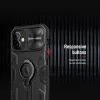 iPhone 12 mini Nillkin CamShield Armor tok fekete - logo kivágás nélkül thumbnail