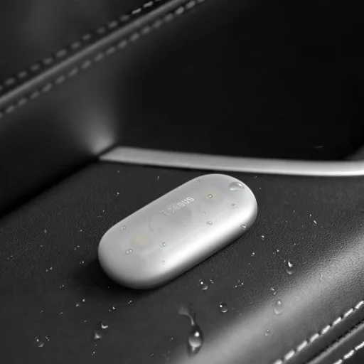 Baseus 2x vezeték nélküli öntapadós autós LED lámpa fehér (DGXW-02) - 15