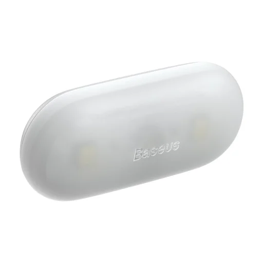 Baseus 2x vezeték nélküli öntapadós autós LED lámpa fehér (DGXW-02) - 5