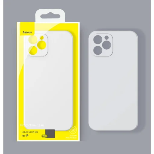 Baseus Liquid Silica Gel tok iPhone 12 Pro MAX piros (WIAPIPH67N-YT09) - 12