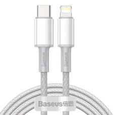 Baseus USB Type-C - Lightning kábel PD 20W 2m fehér (CATLGD-A02)