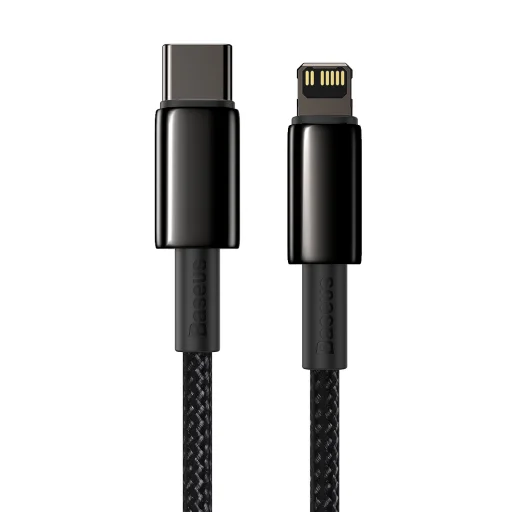 Baseus USB Type-C - Lightning kábel PD 20W 2m fekete (CATLWJ-A01) - 3