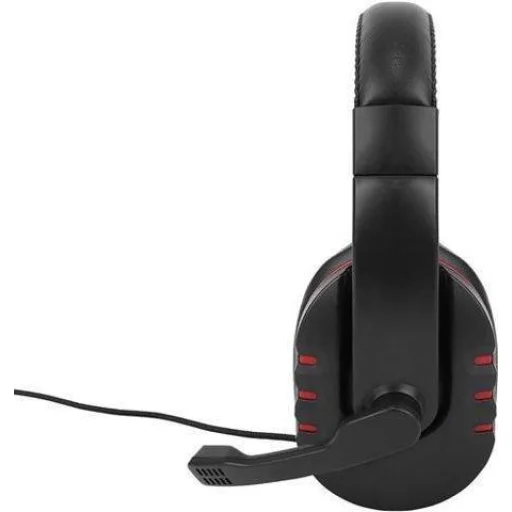 Gaming, Gamer Headset fejhallgató mikrofonnal fekete - 3