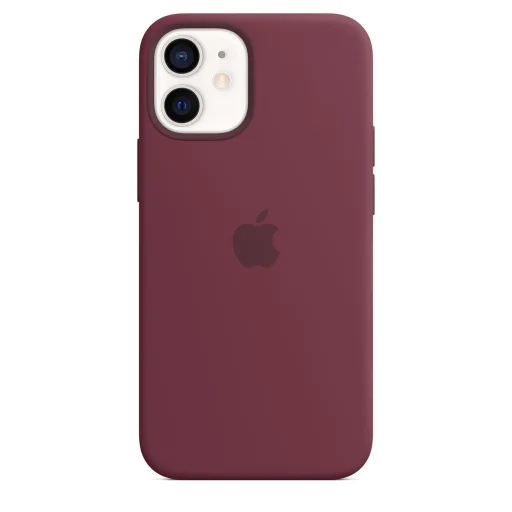 iPhone 12 mini Apple gyári szilikon tok Plum színben (MHKQ3ZM/A) - 1