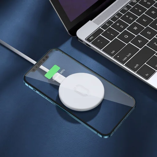 Joyroom Jr-a28 Mágneses Magsafe Vezeték Nélküli Töltő 15w Fehér - 7
